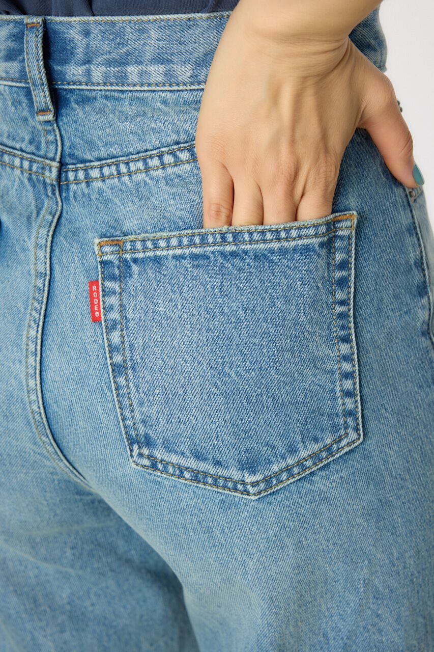 RODEO CROWNS「waist designフレアデニムパンツ」|デニム|