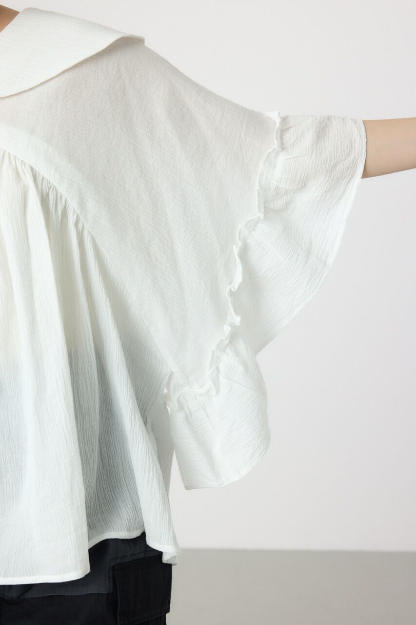 RODEO CROWNS「ボリュームフリルチュニック」|シャツ・ブラウス|