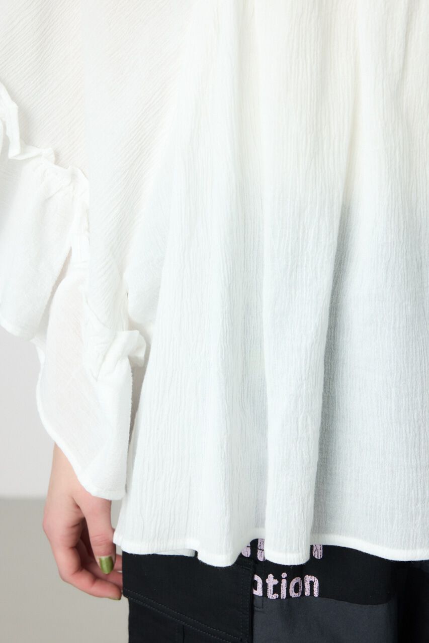 RODEO CROWNS「ボリュームフリルチュニック」|シャツ・ブラウス|