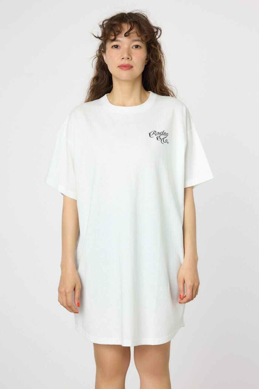 RODEO CROWNS「ラメ糸刺繍ロゴワンピース」|ワンピース|