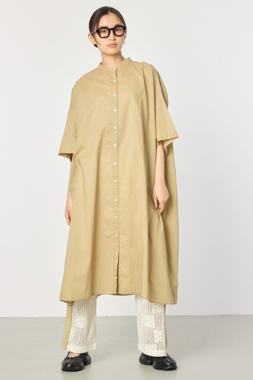 RODEO CROWNS「バンドカラールーズワンピース」|ワンピース|