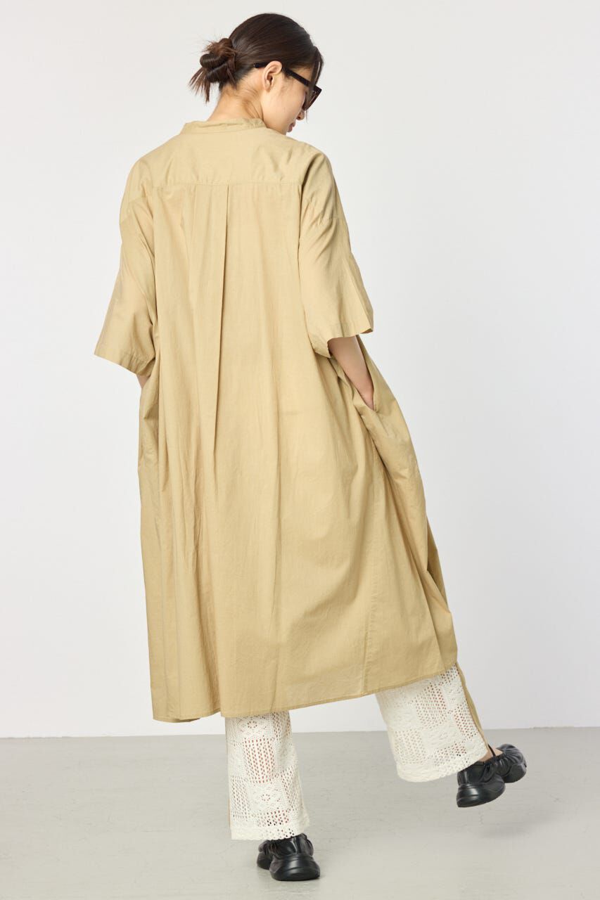 RODEO CROWNS「バンドカラールーズワンピース」|ワンピース|