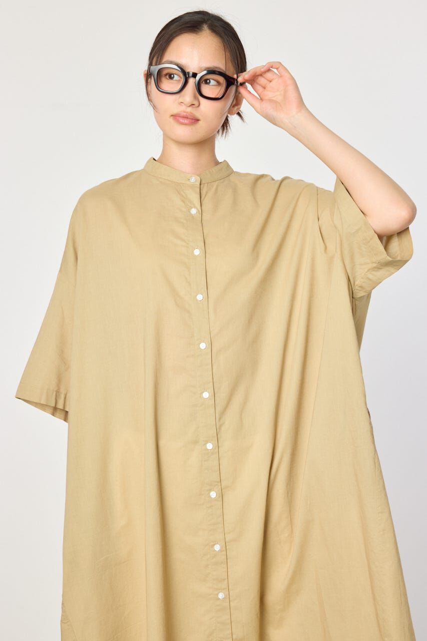 RODEO CROWNS「バンドカラールーズワンピース」|ワンピース|