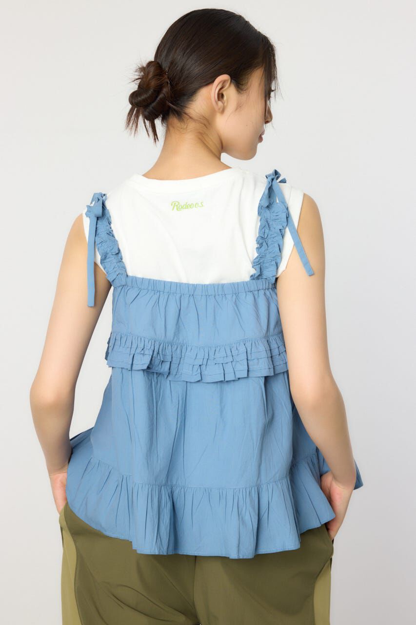 RODEO CROWNS「2WAYフリルキャミソール」|キャミソール|