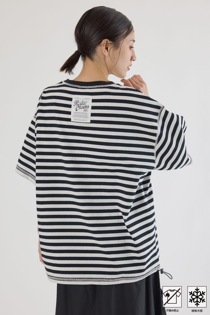 RODEO CROWNS「MASTER PROTECT ドロストビッグTシャツ」|Tシャツ・カットソー|柄BLK5