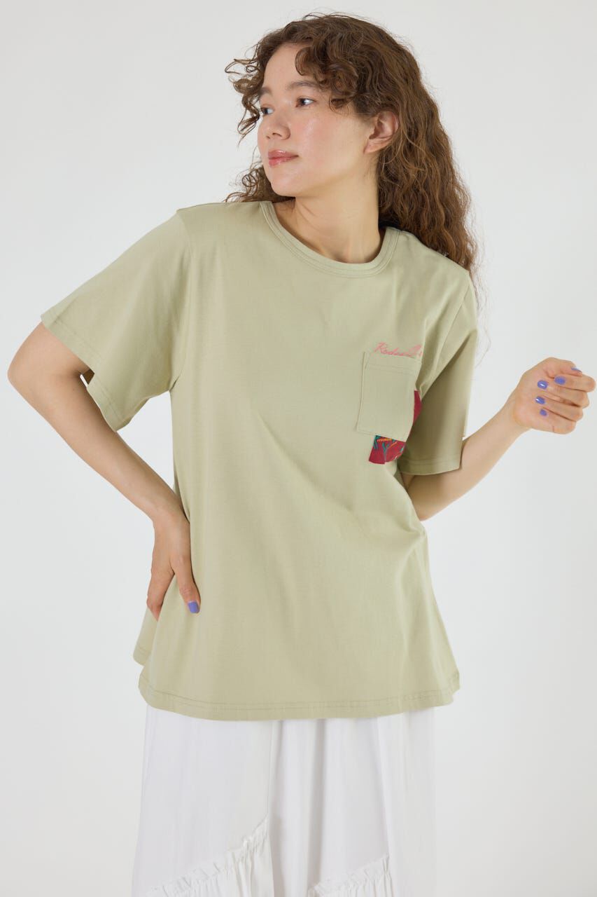 RODEO CROWNS「バックリボンアロハTシャツ」|Tシャツ・カットソー|