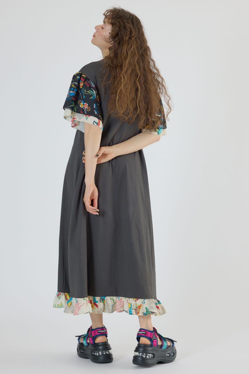 RODEO CROWNS「ドッキングアロハティアードワンピース」|ワンピース|