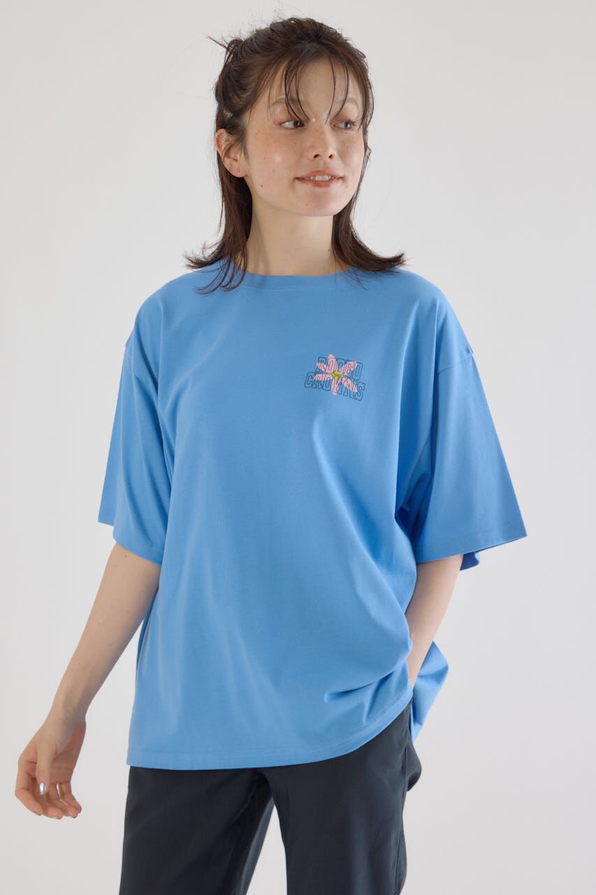 RODEO CROWNS「フラワークロスパッチTシャツ」|Tシャツ・カットソー|