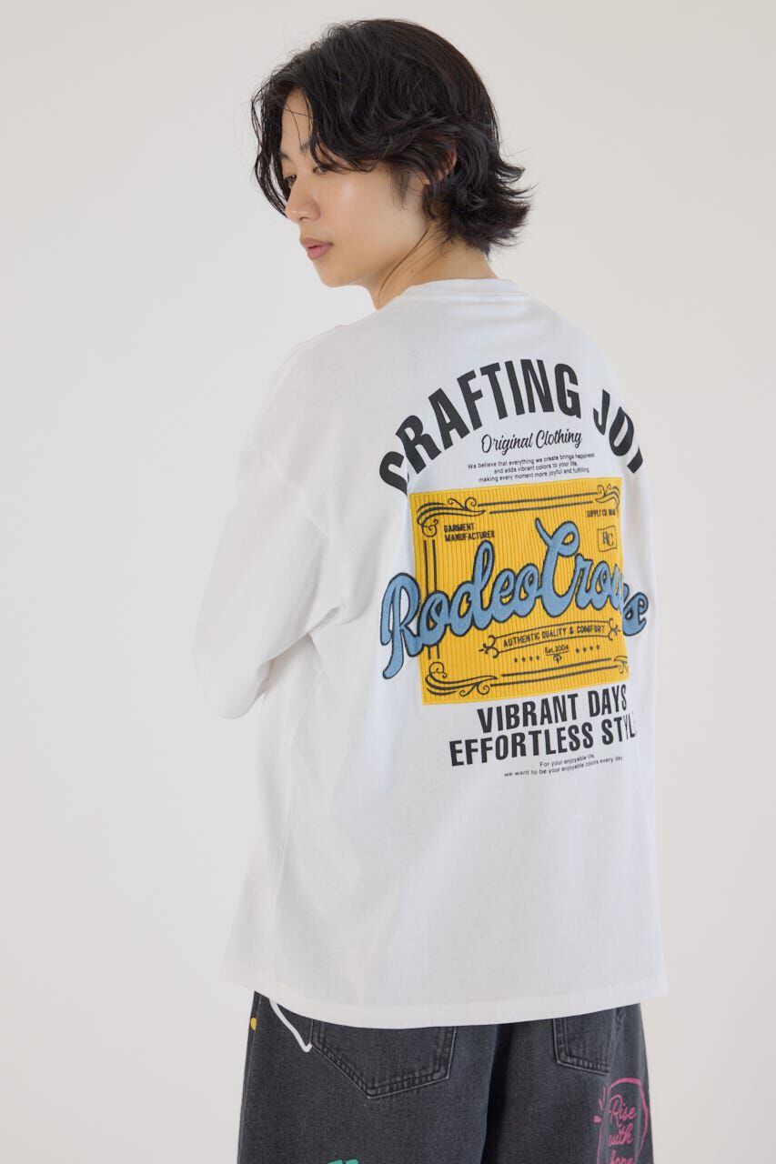 RODEO CROWNS「コール＆デニムパッチTシャツ」|Tシャツ・カットソー|