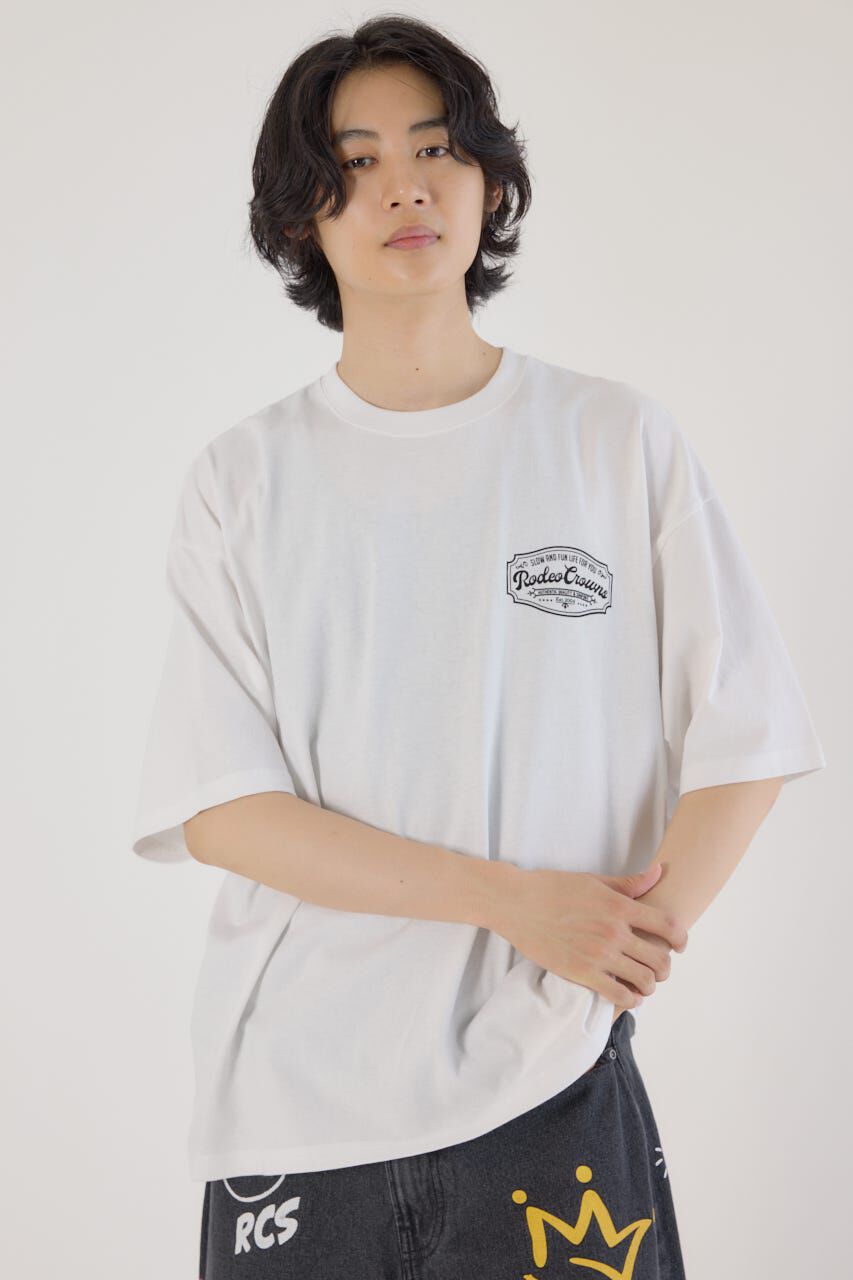 RODEO CROWNS「コール＆デニムパッチTシャツ」|Tシャツ・カットソー|
