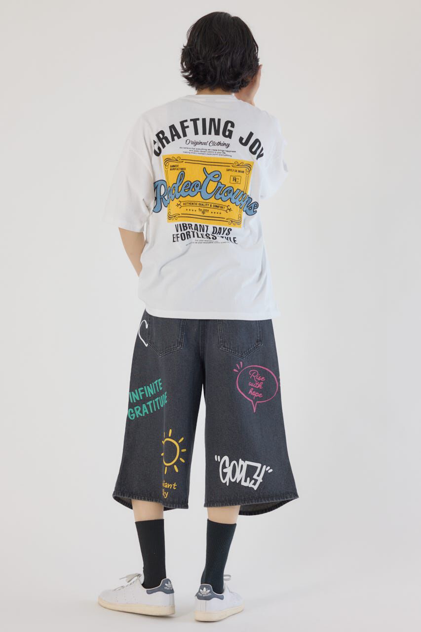 RODEO CROWNS「コール＆デニムパッチTシャツ」|Tシャツ・カットソー|