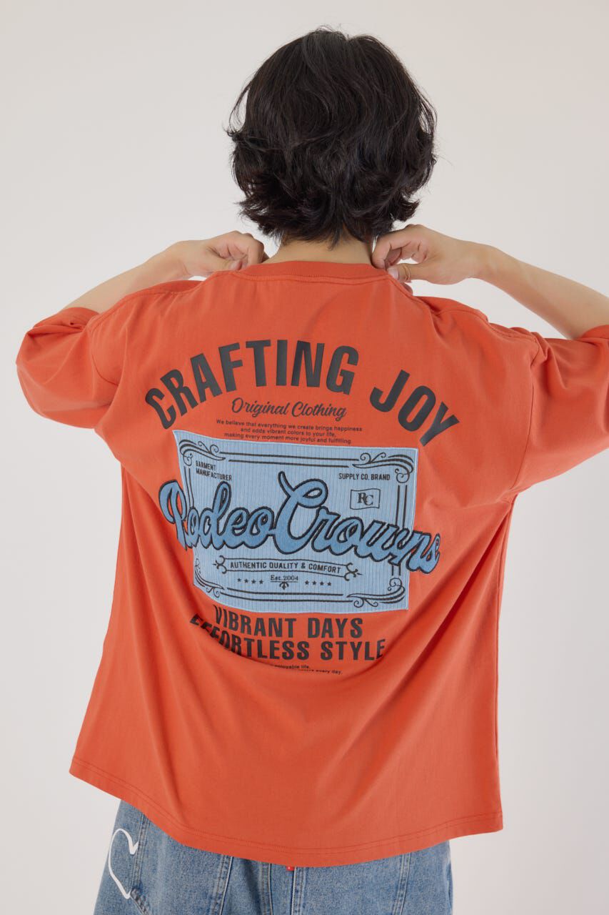 RODEO CROWNS「コール＆デニムパッチTシャツ」|Tシャツ・カットソー|