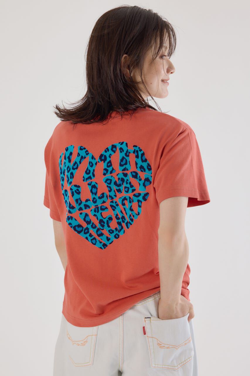 RODEO CROWNS「Heart Leopard Tシャツ」|Tシャツ・カットソー|RED