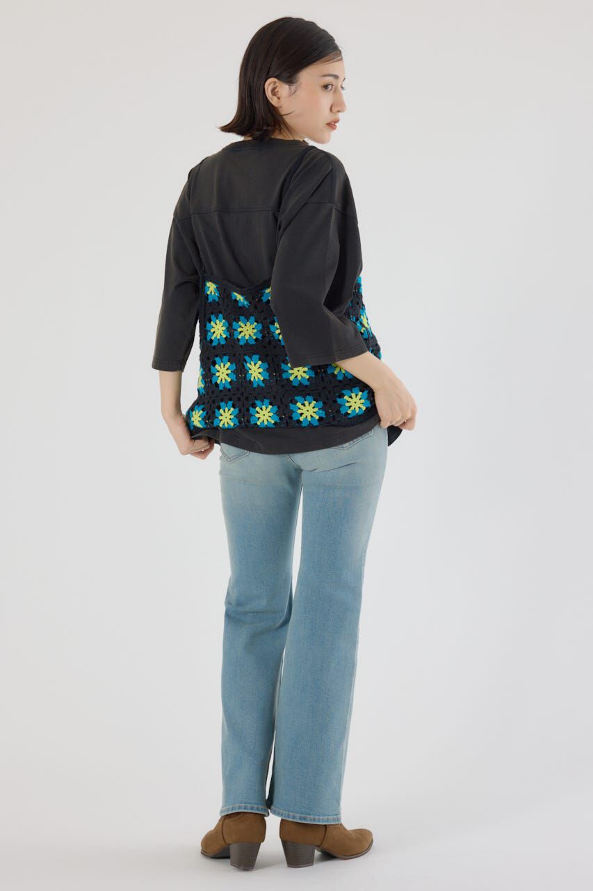 RODEO CROWNS「FLOWERクロシェキャミソール」|キャミソール|