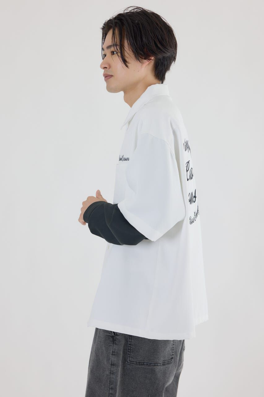 RODEO CROWNS「バックロゴレイヤードシャツ」|シャツ・ブラウス|