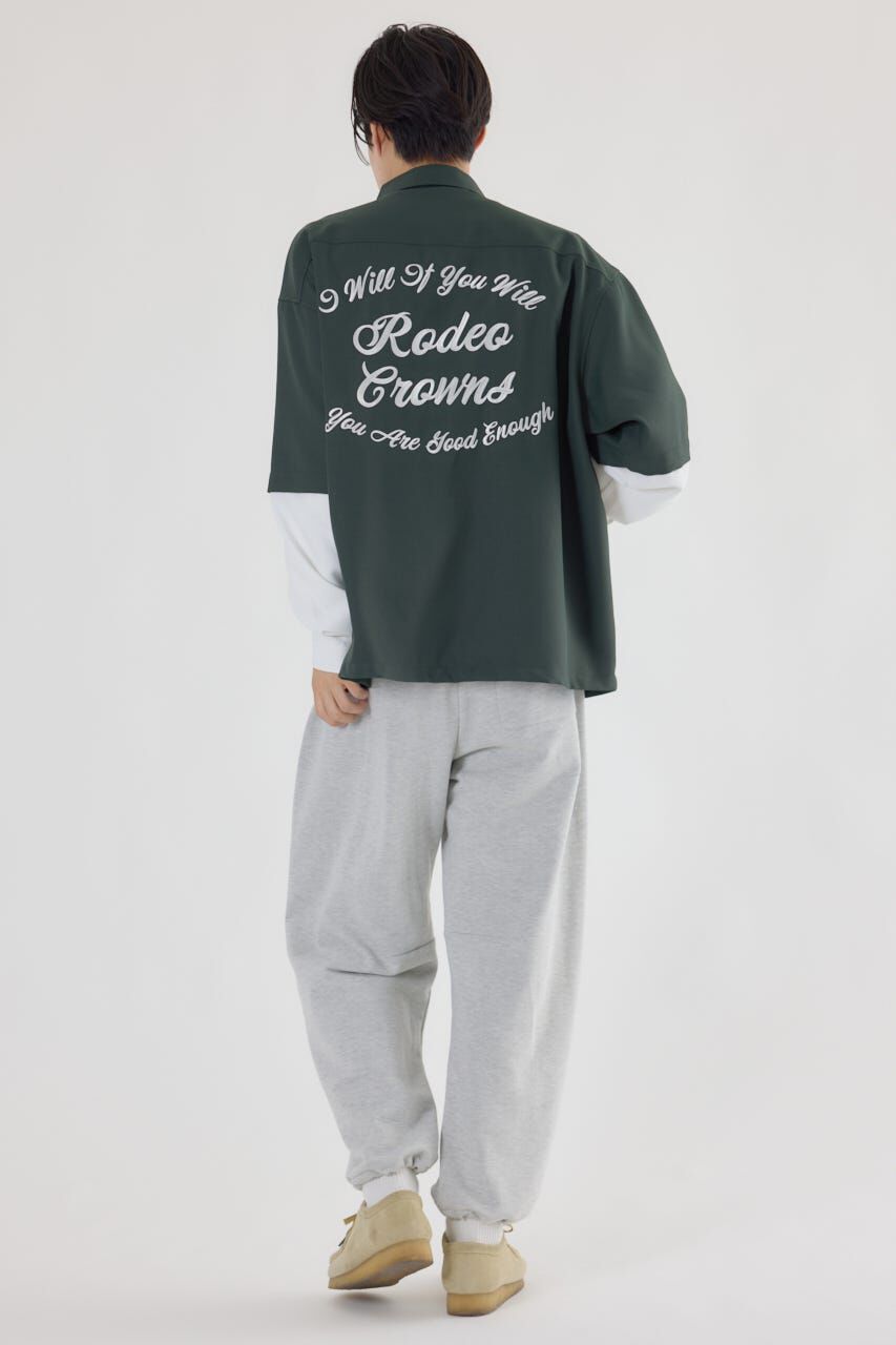 RODEO CROWNS「バックロゴレイヤードシャツ」|シャツ・ブラウス|