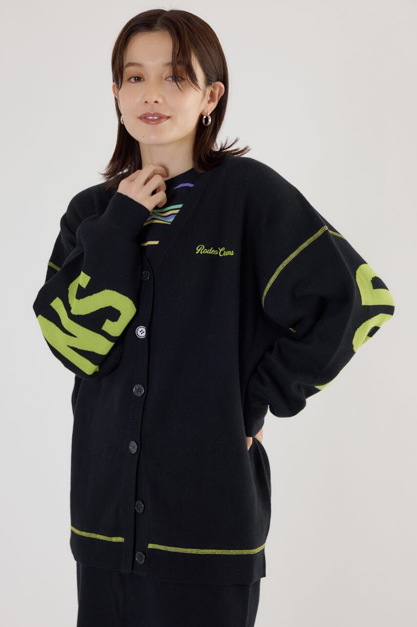 RODEO CROWNS「スウェットライクロゴカーディガン」|カーディガン|