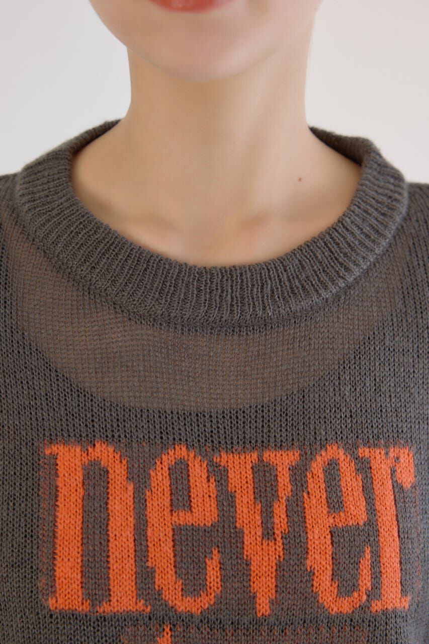 RODEO CROWNS「メッセージダメージニットトップス」|ニット・セーター|