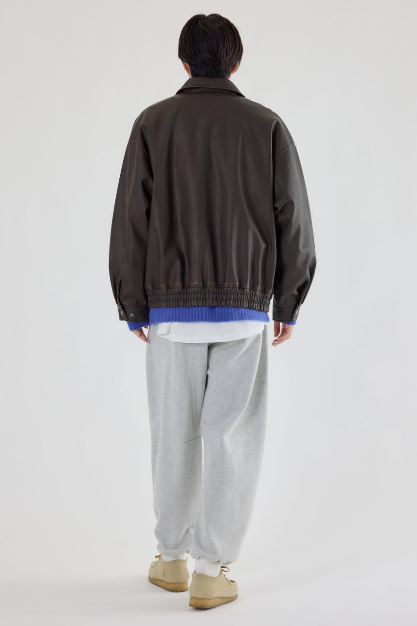 RODEO CROWNS「ヴィンテージフェイクレザーブルゾン」|その他|