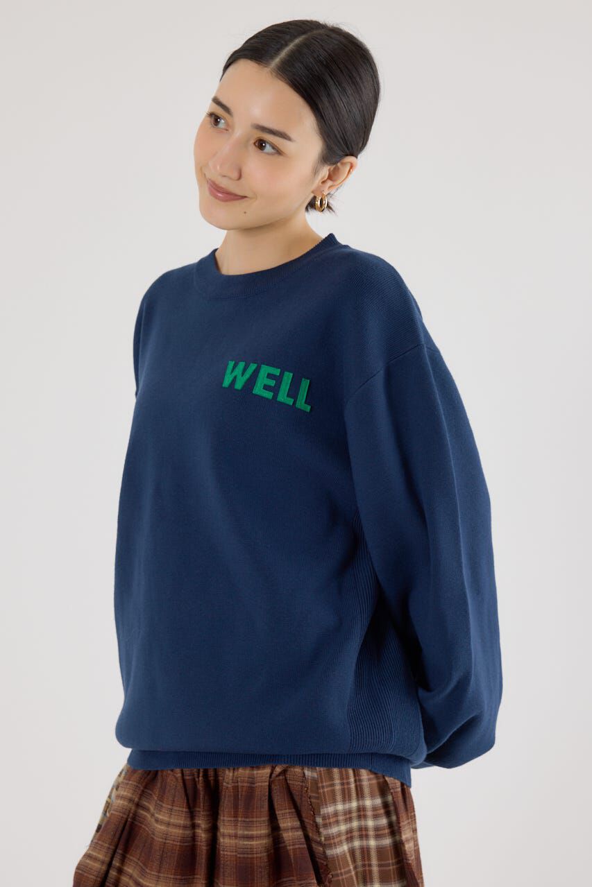 RODEO CROWNS「フェルトアップリケニットトップス」|ニット・セーター|