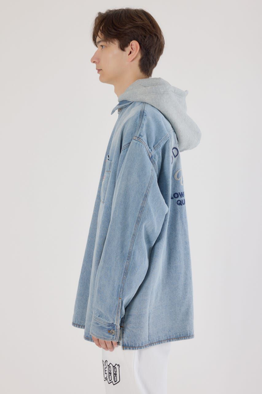 RODEO CROWNS「フーデッドデニムシャツジャケット」|その他|