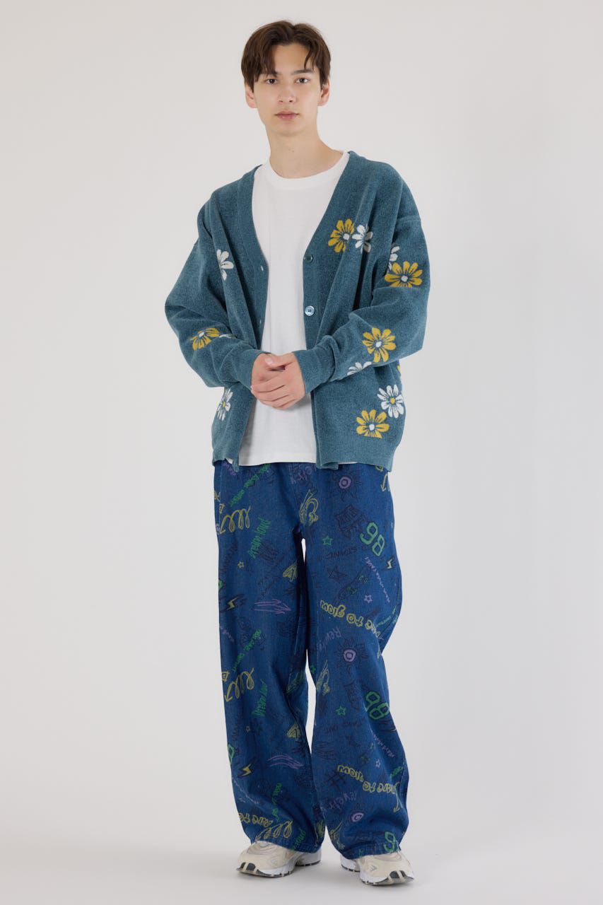 RODEO CROWNS「フォーリングフラワーニットカーディガン」|カーディガン|