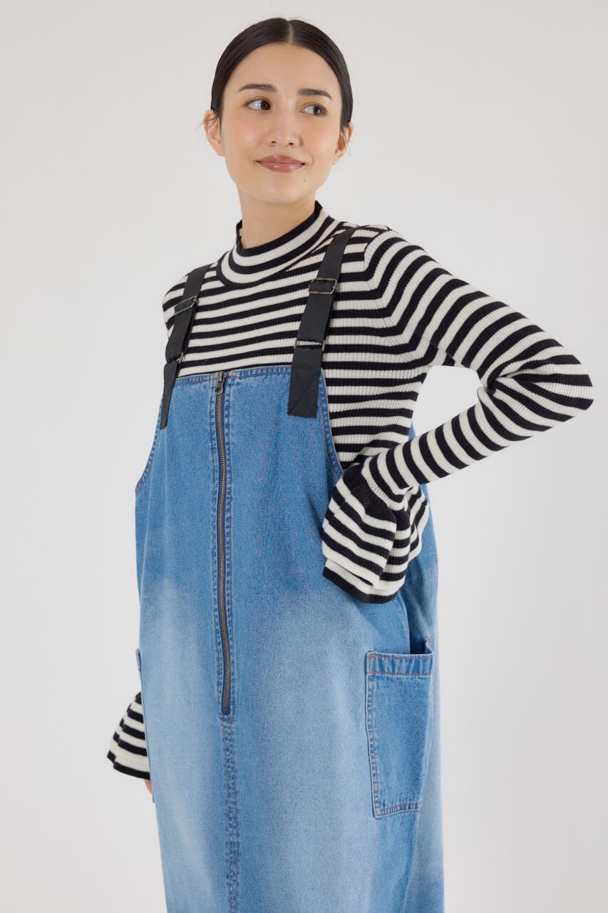 RODEO CROWNS「フロントジップジャンパースカート」|ワンピース|