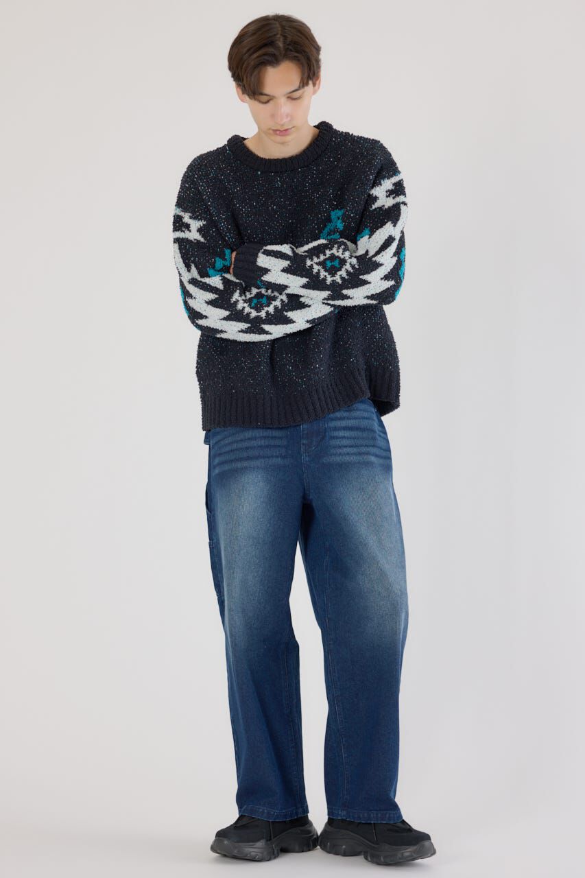 RODEO CROWNS「オルテガジャカードニット」|ニット・セーター|