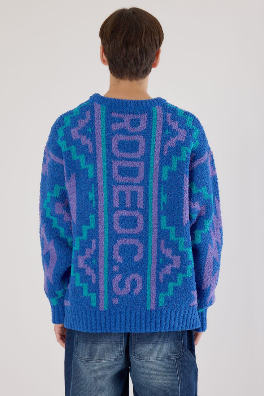 RODEO CROWNS「オルテガジャカードニット」|ニット・セーター|