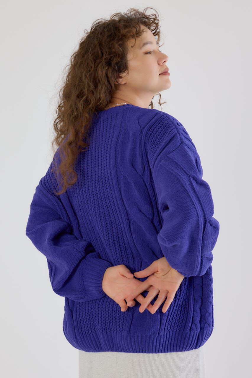 RODEO CROWNS「Vネックモールニットトップス」|ニット・セーター|