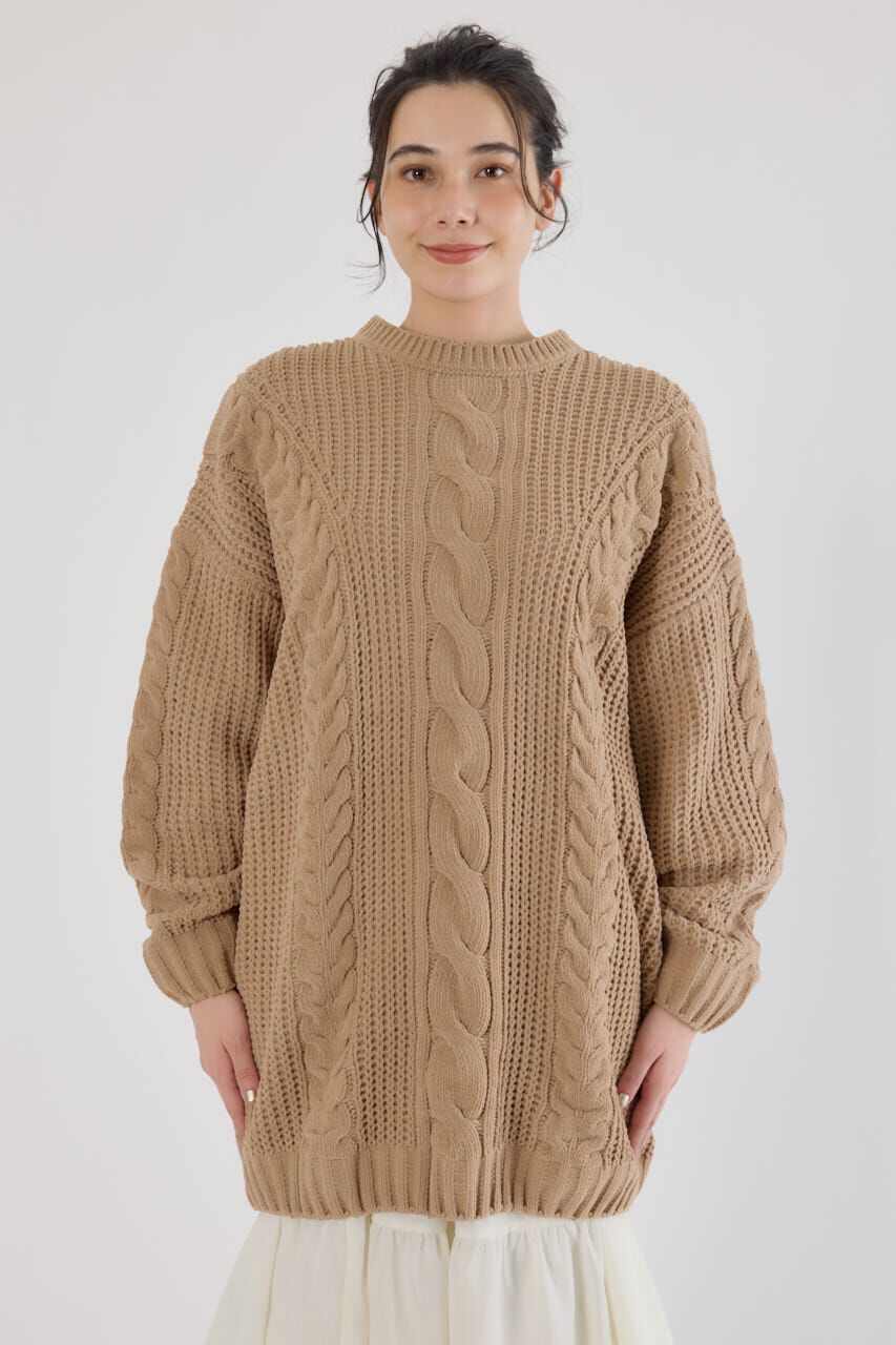 RODEO CROWNS「ケーブルモールニットワンピース」|ワンピース|