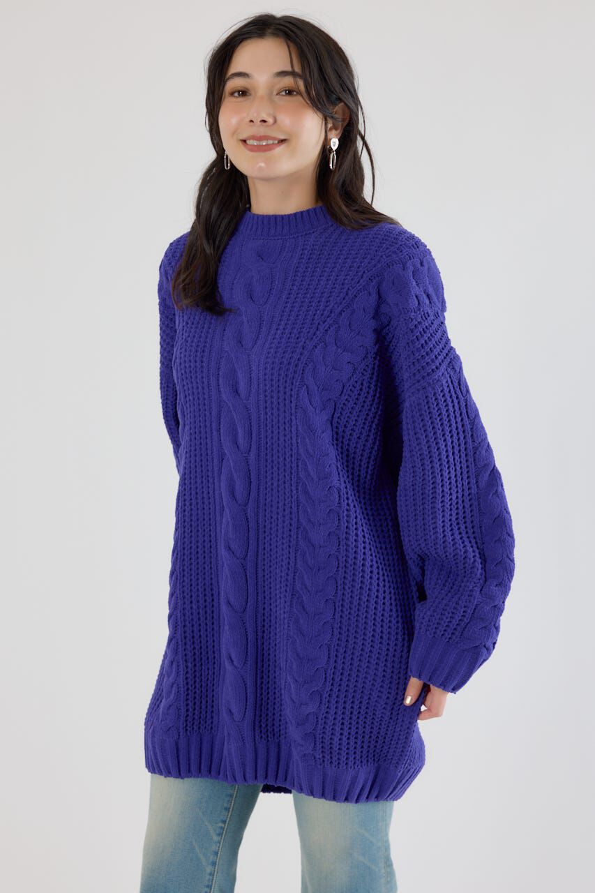 RODEO CROWNS「ケーブルモールニットワンピース」|ワンピース|