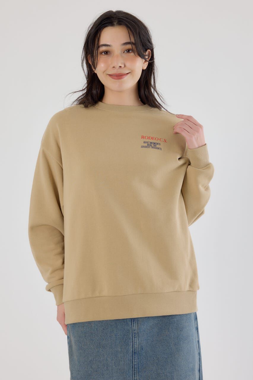 RODEO CROWNS「カラーアウトラインロゴスウェット」|パーカー|