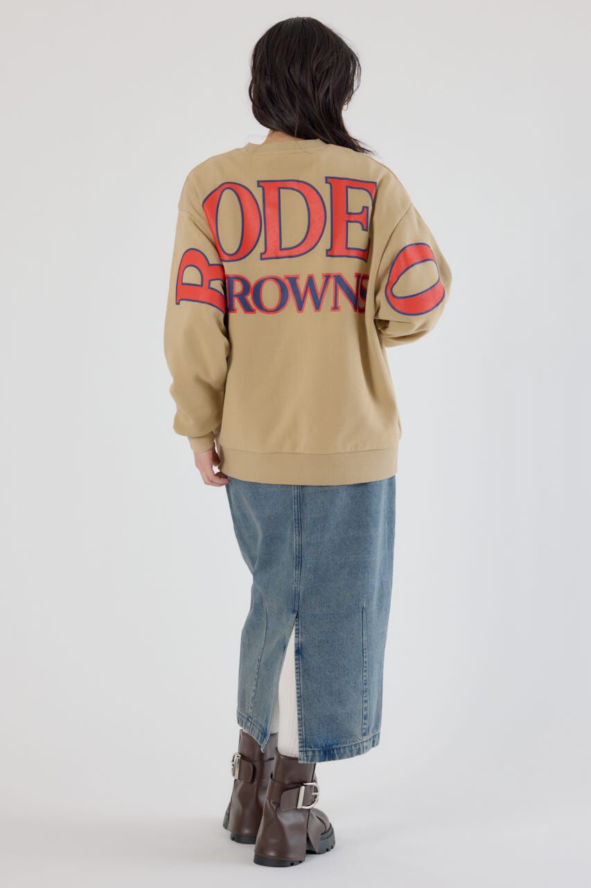 RODEO CROWNS「カラーアウトラインロゴスウェット」|パーカー|