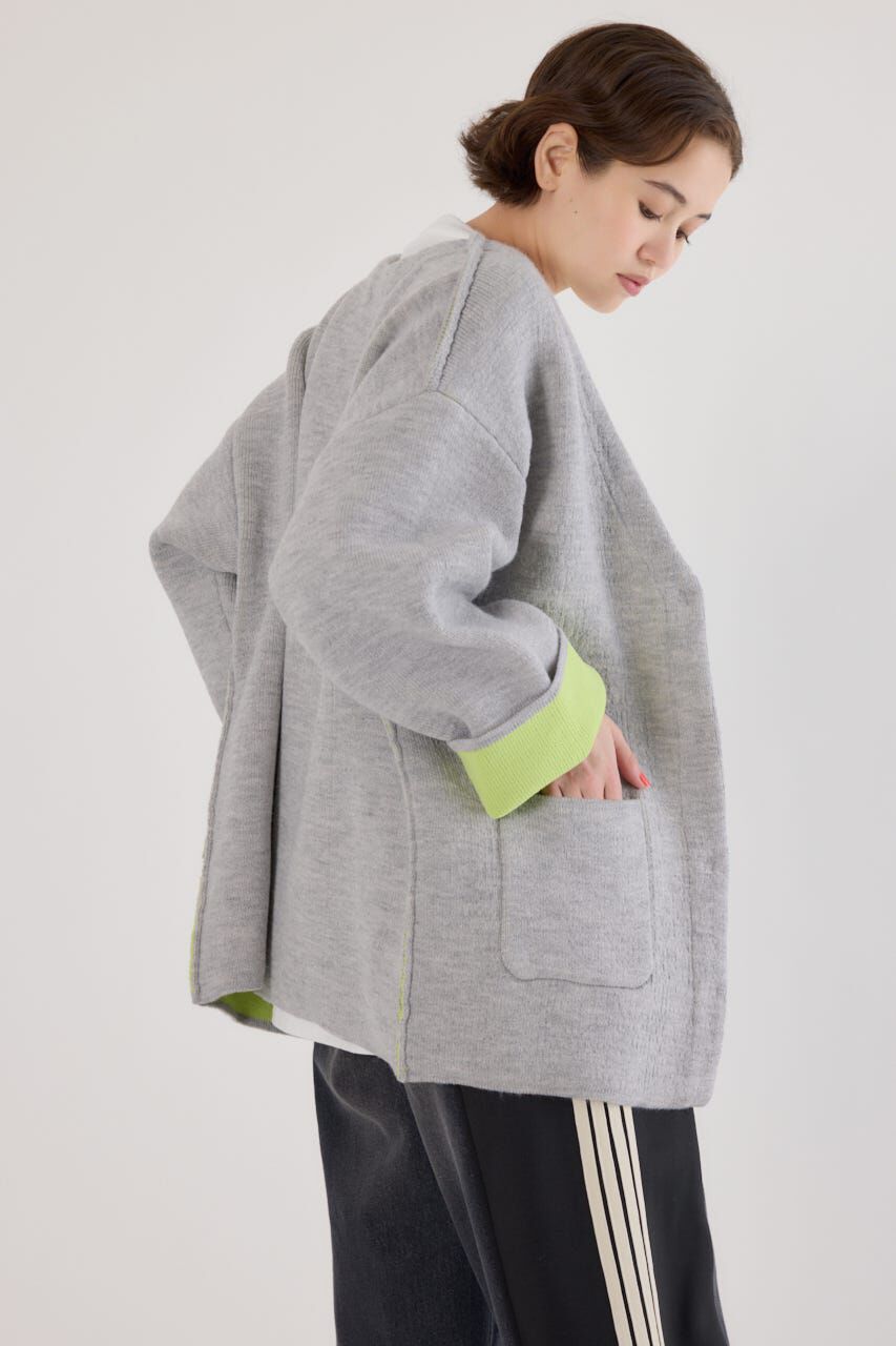 RODEO CROWNS「ダブルフェイスニットジャケット」|カーディガン|