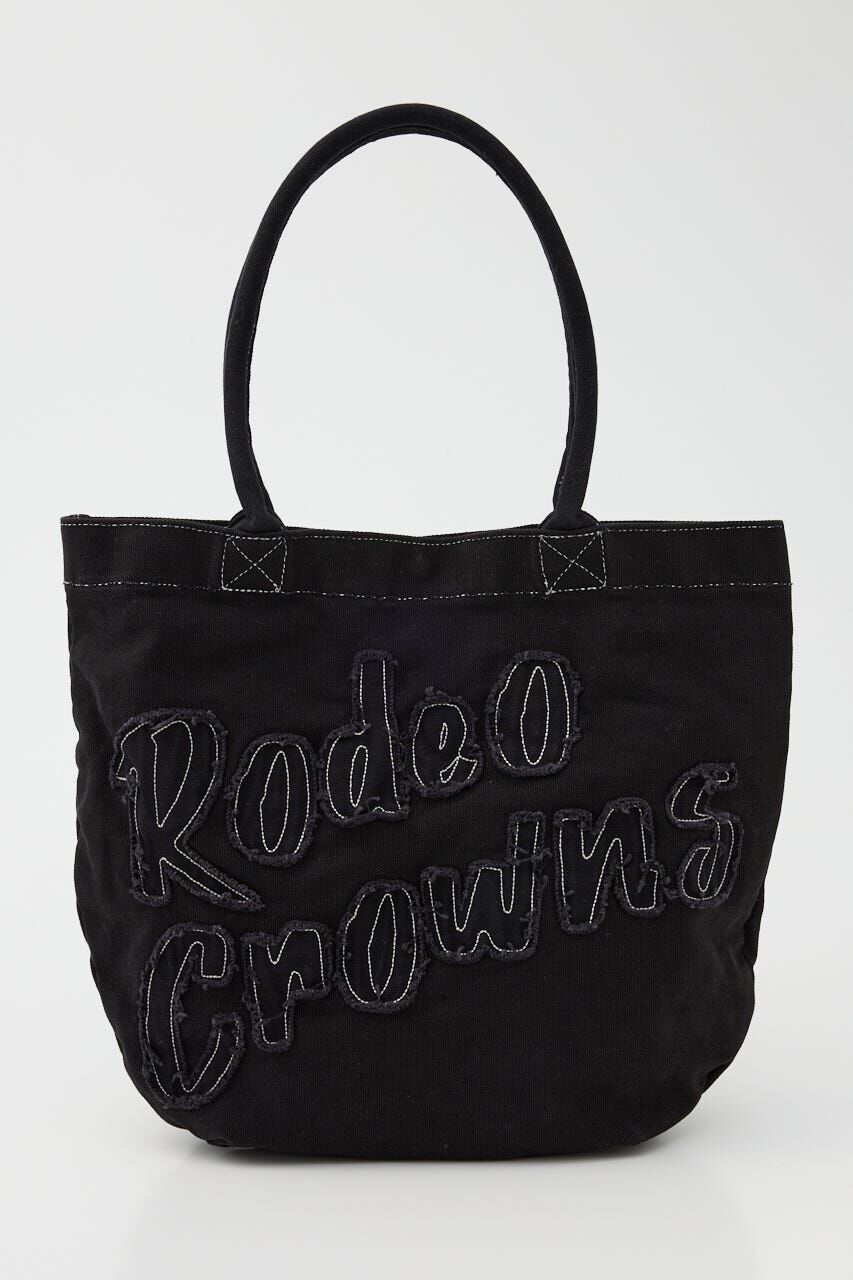 RODEO CROWNS「ラウンドビッグロゴトート」|その他|BLK