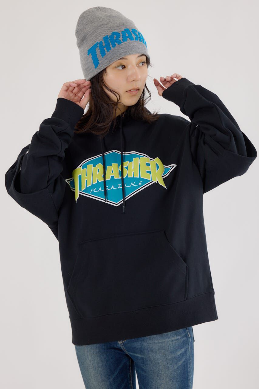 RODEO CROWNS「(THRASHER) レイヤードスウェットパーカー」|パーカー|