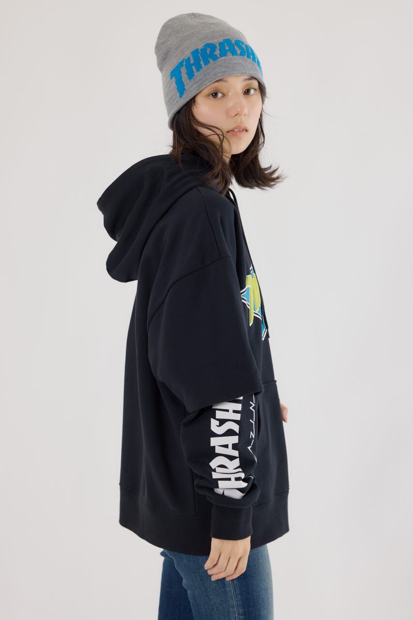 RODEO CROWNS「(THRASHER) レイヤードスウェットパーカー」|パーカー|