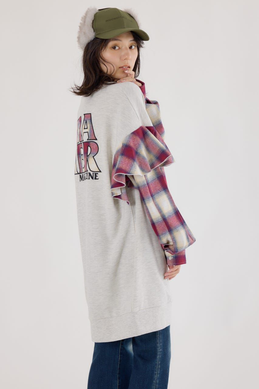 RODEO CROWNS「(THRASHER) リメイクスウェットワンピース」|ワンピース|