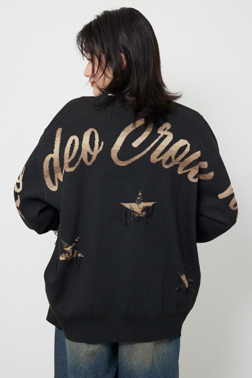 RODEO CROWNS「スター柄ニットカーディガン」|カーディガン|