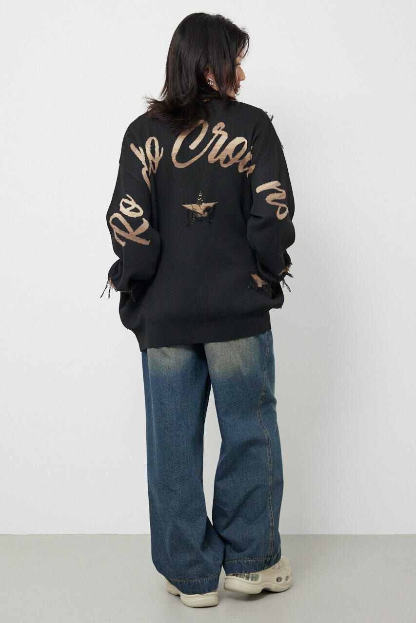 RODEO CROWNS「スター柄ニットカーディガン」|カーディガン|