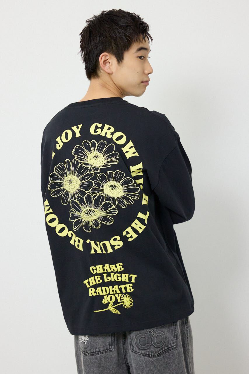RODEO CROWNS「サークルフラワー長袖Tシャツ」|Tシャツ・カットソー|BLK