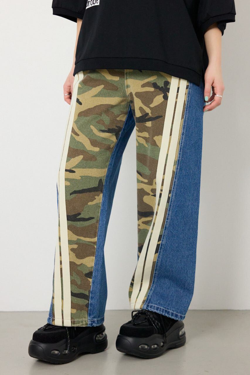 RODEO CROWNS「アソートパターン切り替えラインデニム」|その他|