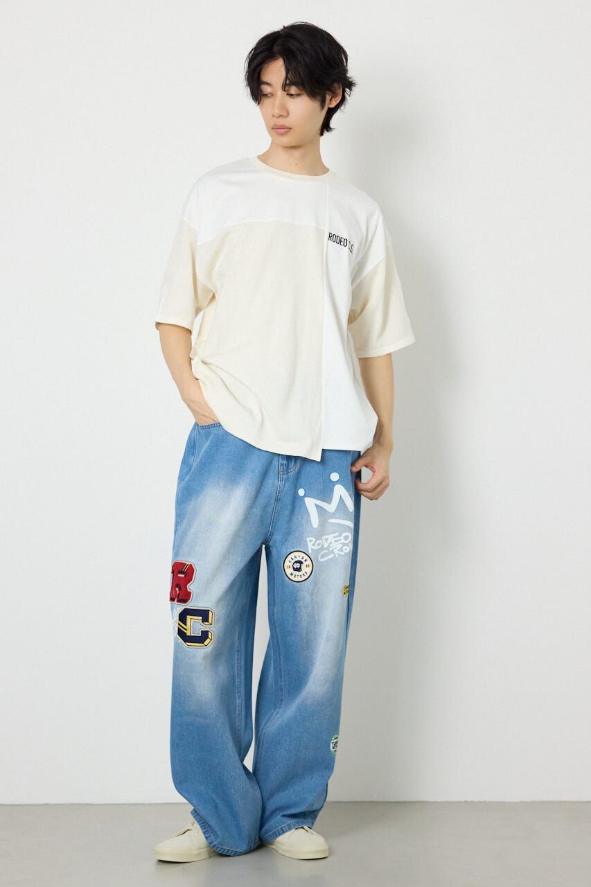 RODEO CROWNS「メンズランダムコンビニットトップス」|ニット・セーター|