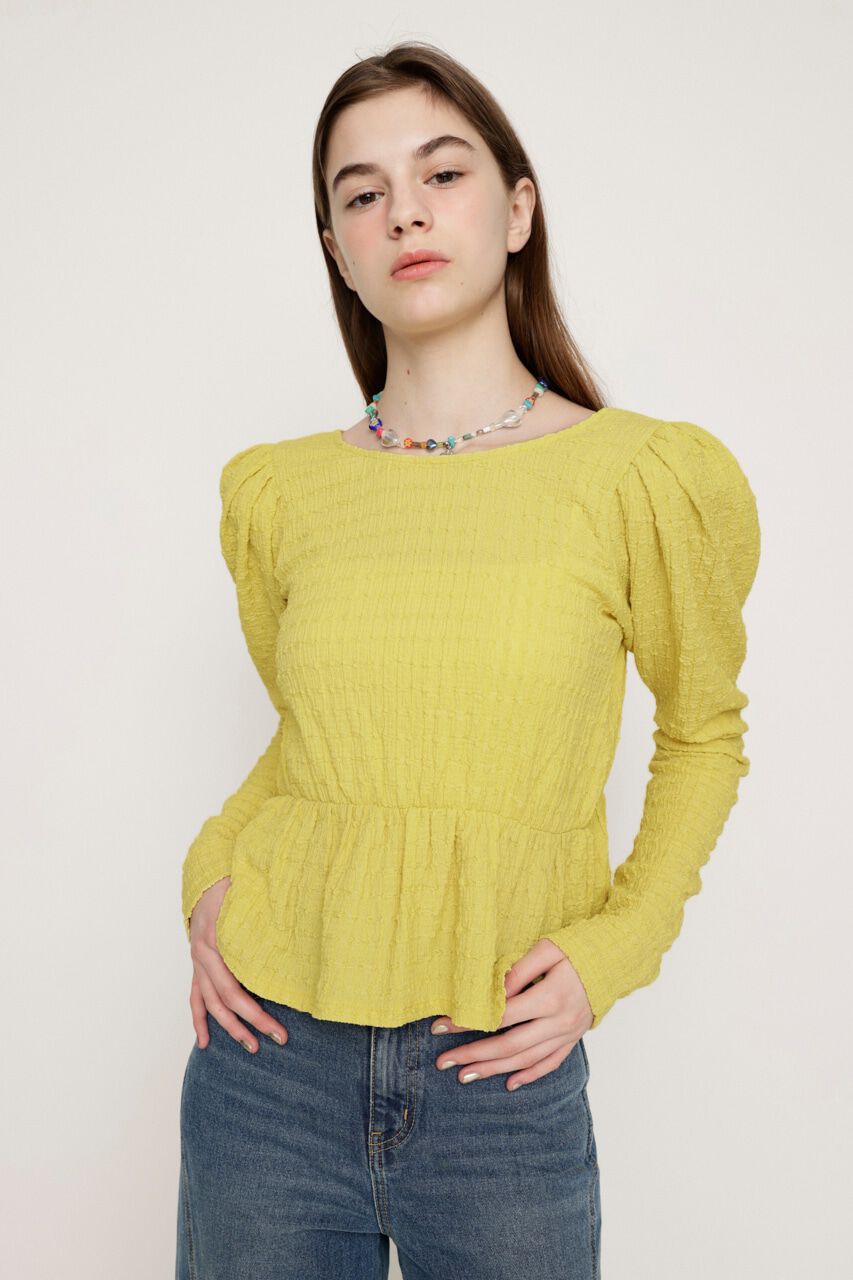 SLY「2WAY SWELLING JQ PUFF トップス」|Tシャツ・カットソー|