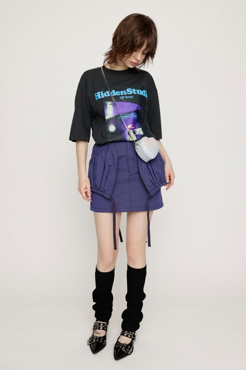 SLY「SHIRRING PK ショートスカート」|スカート|