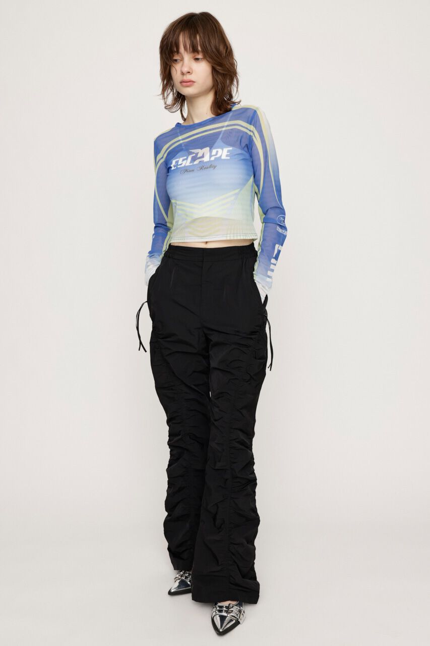 SLY「ASYMMETRY GATHER パンツ」|その他|