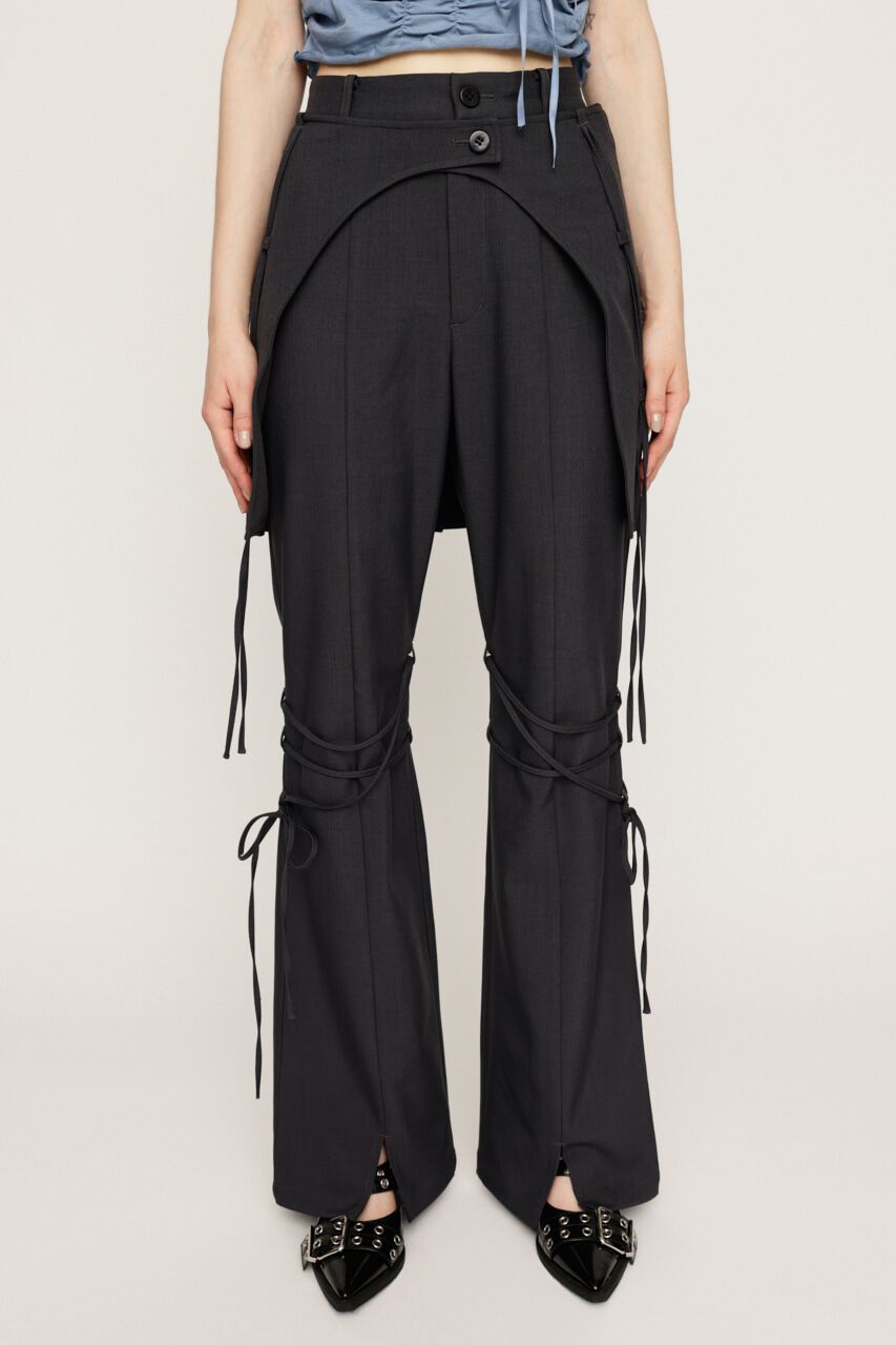 SLY「PLEATS LAYERED FLARE パンツ」|その他|