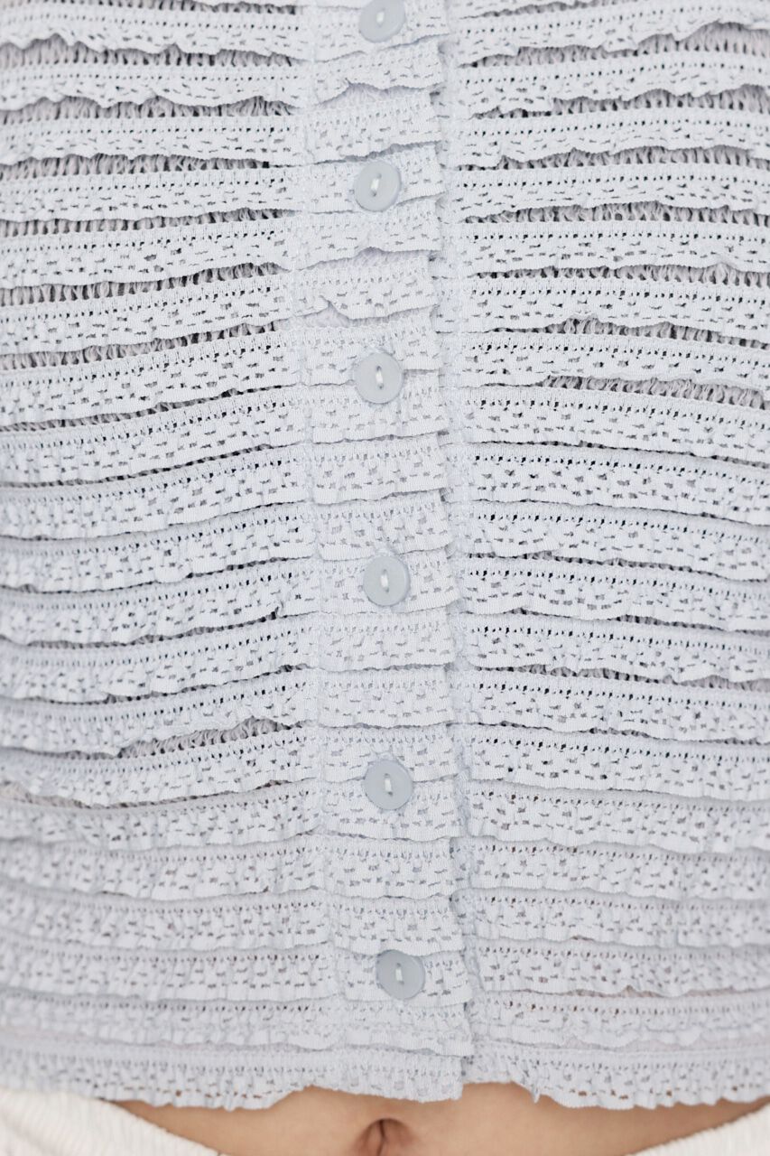 SLY「FRILL PUFF CUT トップス」|Tシャツ・カットソー|