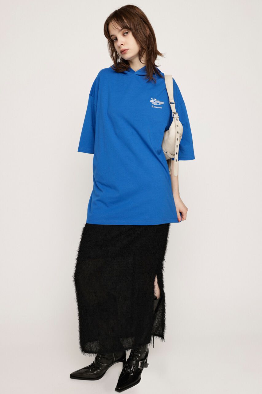 SLY「SHAGGY FRINGE I LINE スカート」|スカート|BLK